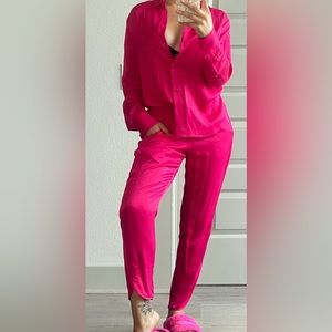 Zara Satin Two Piece Set